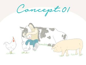 アイデアルワールドの想い　concept.1 　「動物愛護」
